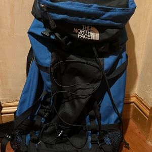 The North Face Venture 40L Men's Backpack Blue and Black